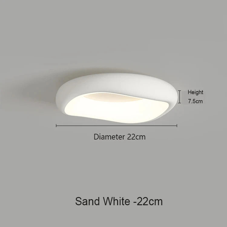 plafonniers led modernes minimaliste couleur crème noir vert chambre enfant éclairage salle étude cuisine