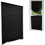 store lamelles noir opacité totale moderne clips fixation 60x150cm