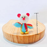 ornements maison figurines animaux céramique couleurs variées cartoon motifs simples