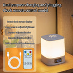 lampe portable rechargeable veilleuse télécommande gris blanc protection yeux chambre enfant sommeil