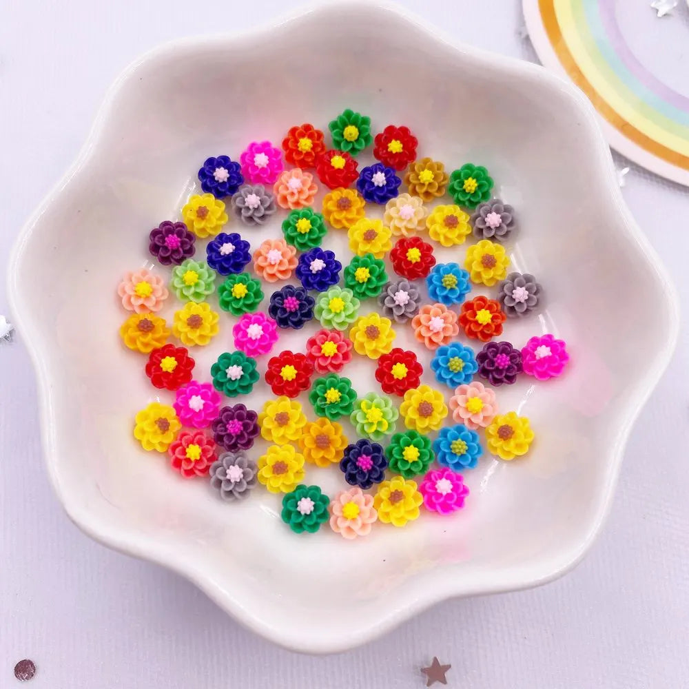 résine multicolores fleurs détaillées décoratives bricolage artisanal mariage anniversaire noël
