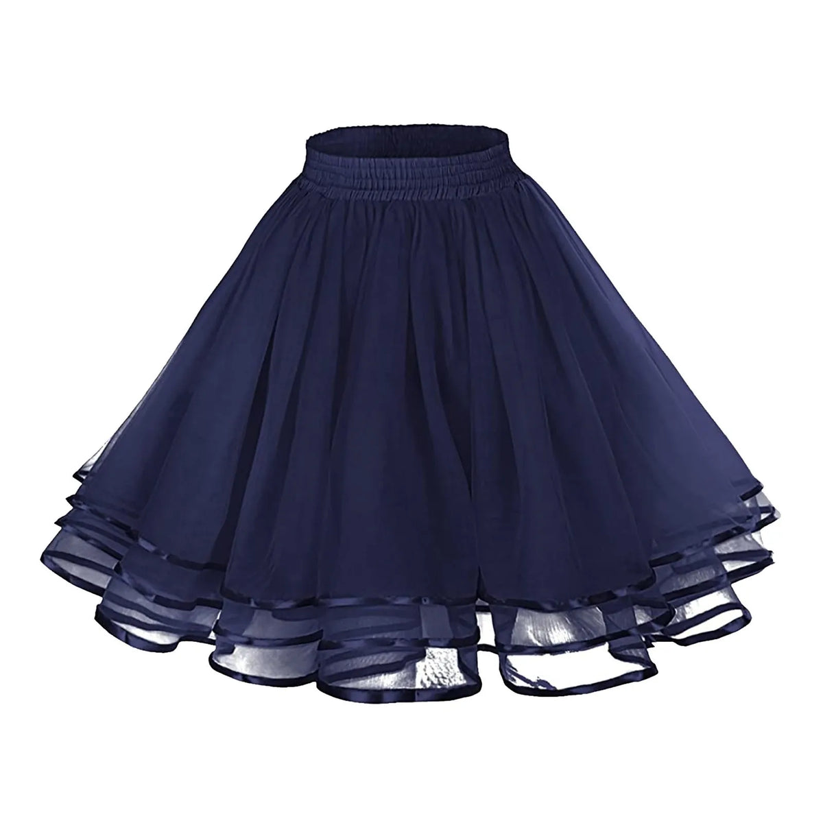 jupe tutu femme tulle transparente vintage noir vert rouge violet bleu marine polyester extensible