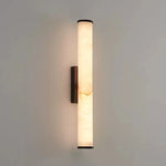 lampe murale moderne marbre blanc doré fixée mur câble électrique opaque chinois chambre coucher