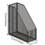 organisateur rangement noir maille métallique moderne réutilisable condiments papier cuisine