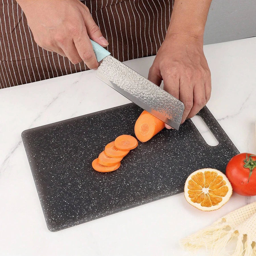 planche découper antibactérienne durable légere éprouvée lave vaisselle compatible servir viandes légumes moderne poignée