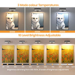 lampe murale led moderne noire rechargeable télécommande interrupteur tactile fixe mur flux lumineux 249