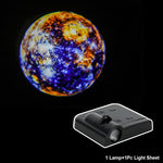 projecteur led noir moderne veilleuse lumiere douce nuit image terre chambre deco festive