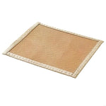 coussin chaise tissé bambou vert olive marron clair moderne 45x45cm 50x50cm mousse pu