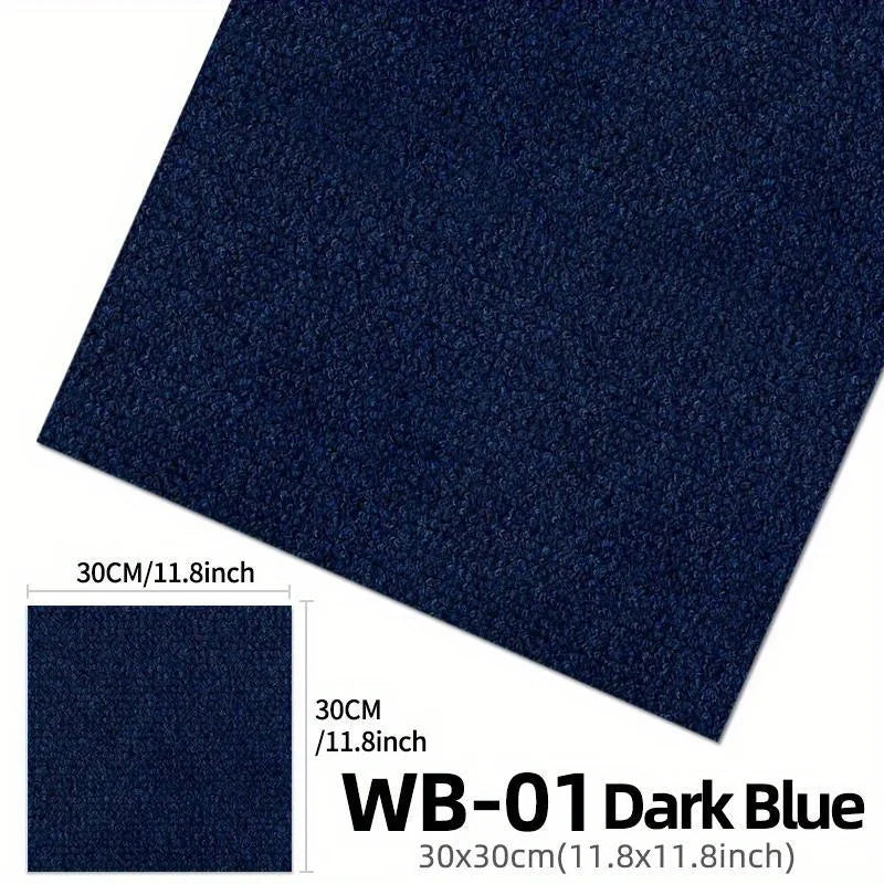 tapis auto adhésifs gris foncé rayures verticales moderne 30x30cm amovibles sol