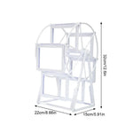 cadre photo blanc moderne structure géométrique carrés cercles opacité maison