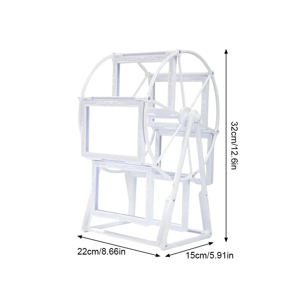 cadre photo blanc moderne structure géométrique carrés cercles opacité maison