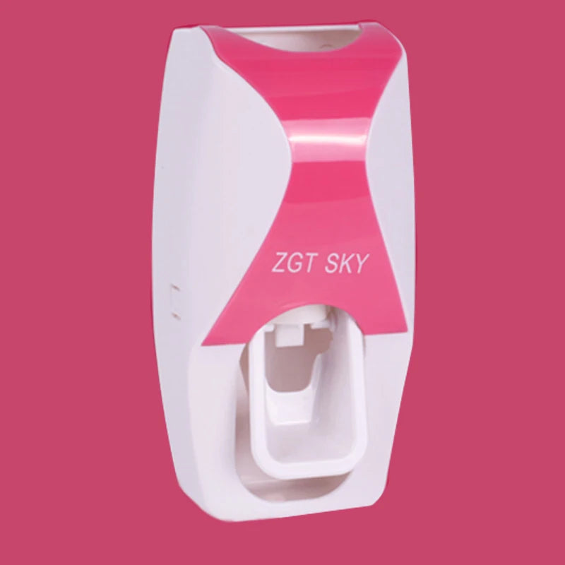 distributeur dentifrice porte brosse dents anti poussière support rangement mural accessoire salle bain moderne