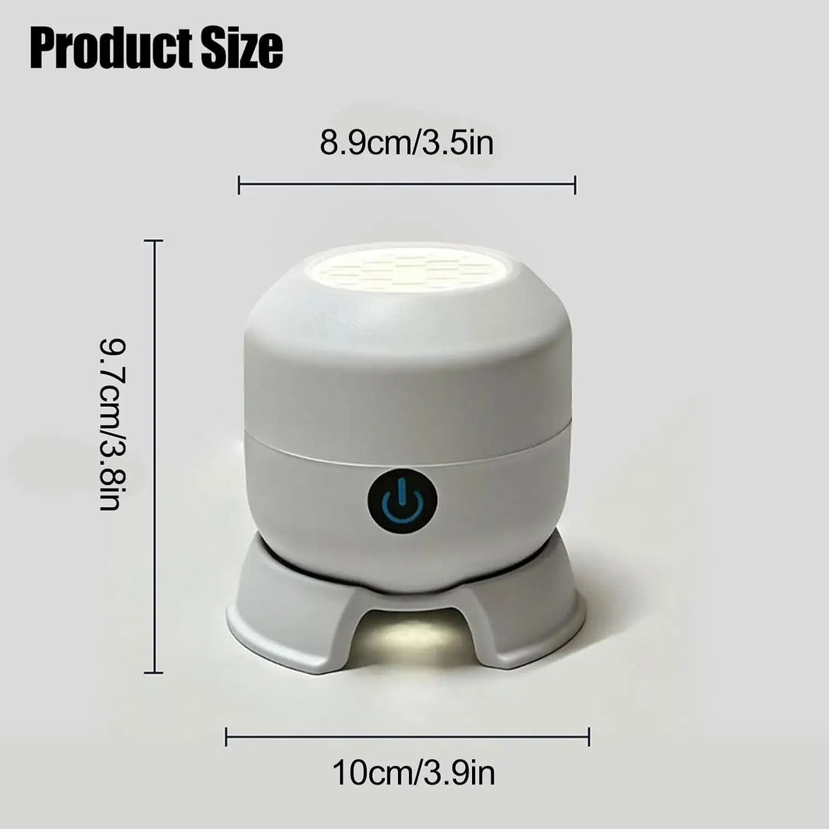 projecteur led rotatif gris moderne adhésif câble usb ambiance chambre fête