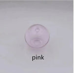 verre transparentes diverses couleurs modernes lisses anneaux intérieurs fixation 30mm pièces