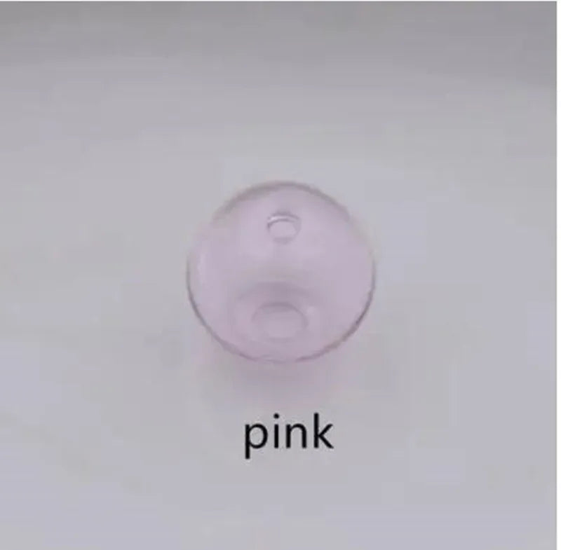 verre transparentes diverses couleurs modernes lisses anneaux intérieurs fixation 30mm pièces