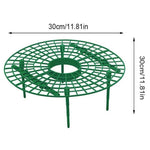 support jardin pvc vert spirale structure ouverte balcon potager 30cm diamètre fixations