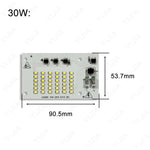 projecteur panneau led blanc 2835 smd 10w 200w intelligent ac220v 70 80 ra