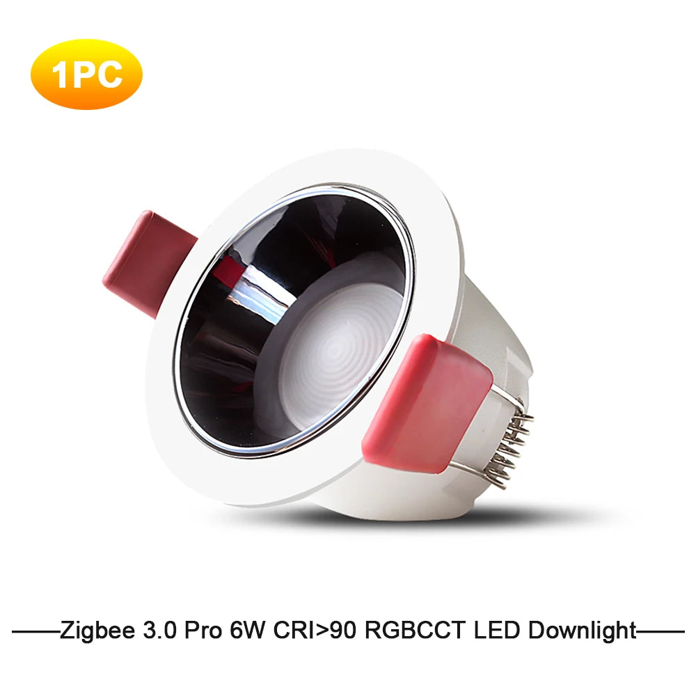 spot led blanc moderne minimaliste clips aluminium certifié rohs