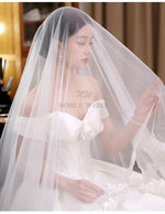 voile mariage dentelle blanc élégant fixation dentelle blanche cathédrale femme adultère monotrice opacité