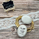 boîte bijoux velours classique blanc vert foncé deux trois compartiments élégante rangement anneaux