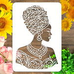 stencils floraux géométriques blancs artisanats détaillés peinture décoration murale scrapbooking