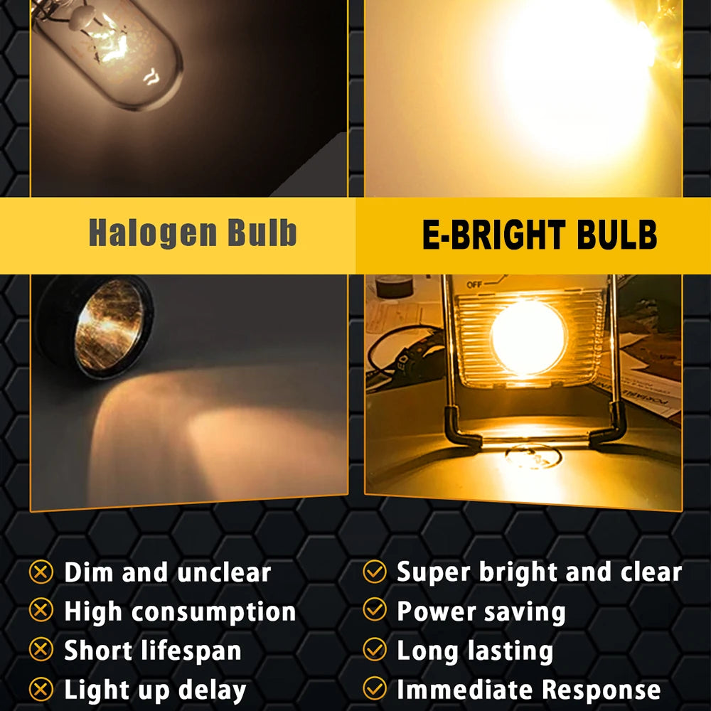 ampoule led 3w base e10 3v 45v argentée jaune moderne compact 3000k 6000k fcc