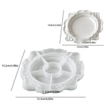 moule silicone plâtre plateau bijoux ciment décoration maison dentelle vintage shabby chic baroque