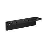 porte savon mural moderne noir salle bain 20x6.5x5cm deux bouteilles savon