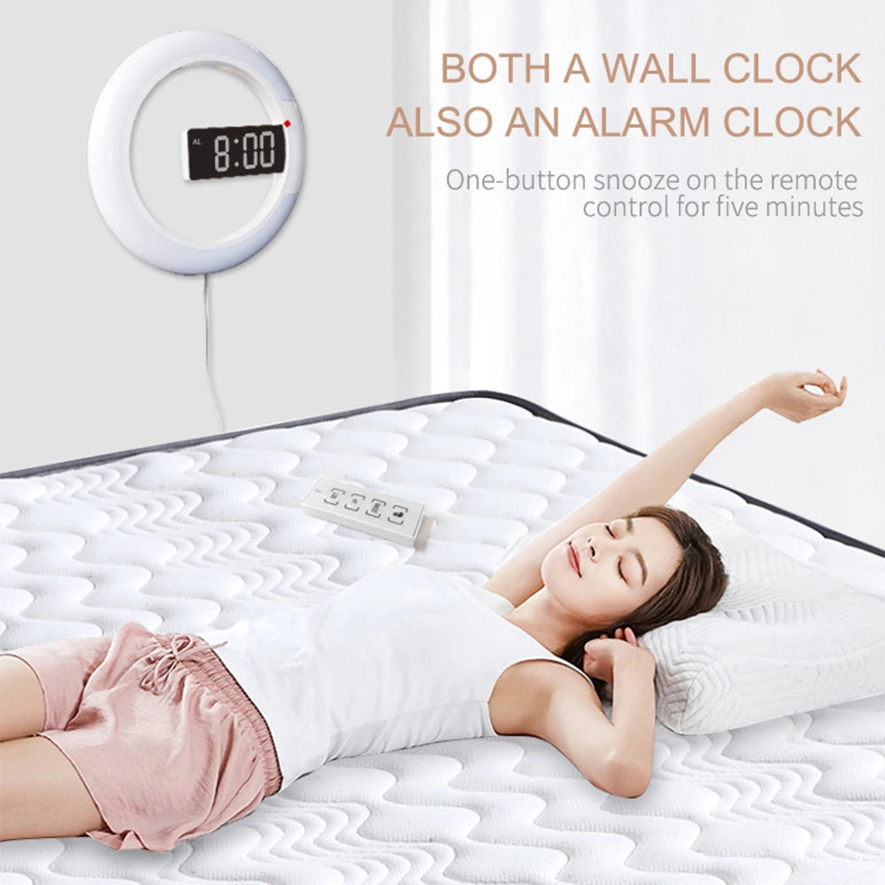 Horloge LED design pour salon
