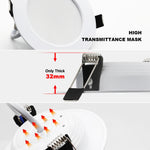 spot led encastrable rond blanc moderne éclairage intérieur intérieur lumière led haute puissance
