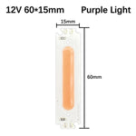ampoules led cob 12v 2w vert clair orange blanc modernes diodes puces aluminium