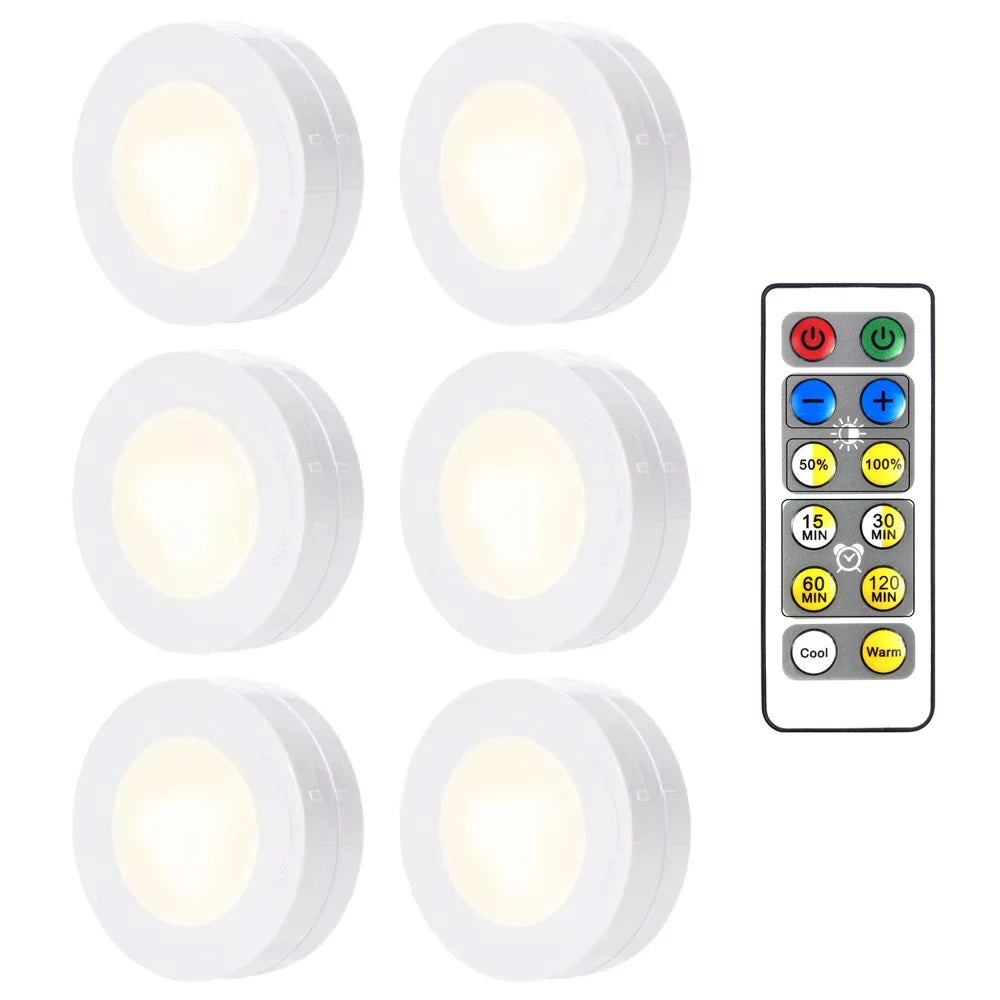 lampe led sans fil rechargeable blanc moderne adhésive télécommande inclusière