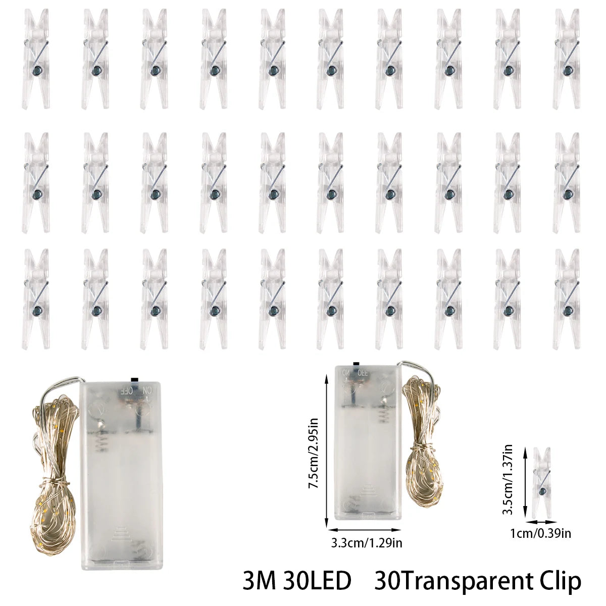 Comparaison des couleurs disponibles pour la guirlande lumineuse LED