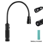 lampe torche flexible led super brillante base magnétique zoomable barbecue lecture travail
