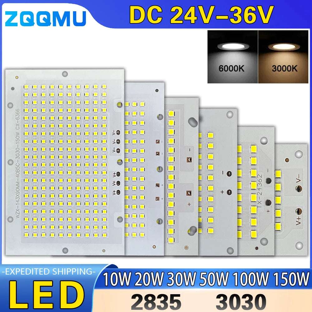 carte circuit imprimé aluminium projecteur led smd 2835 plaque diode haute puissance