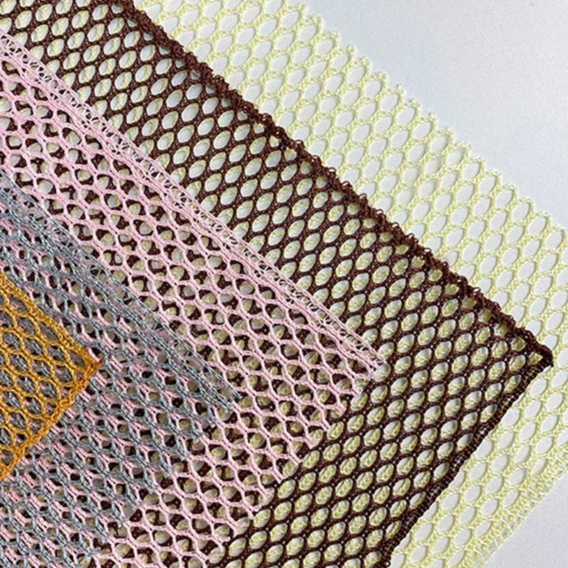 filet pêche maille polyester 30x30cm or gris jaune marron respectueux environnement non stick