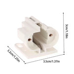 connecteur électrique blanc moderne abs plat lisse opacité maison 3cm 3.2cm 3.5cm