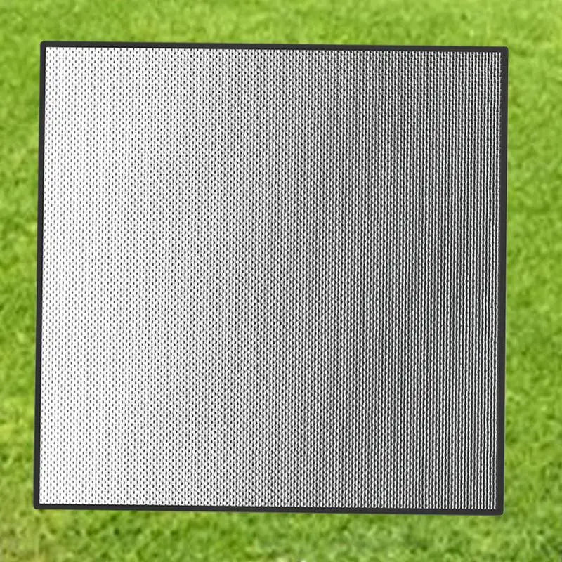 tapis ignifuge gris moderne 40x40 pouces antidérapant réutilisable résistant chaleur