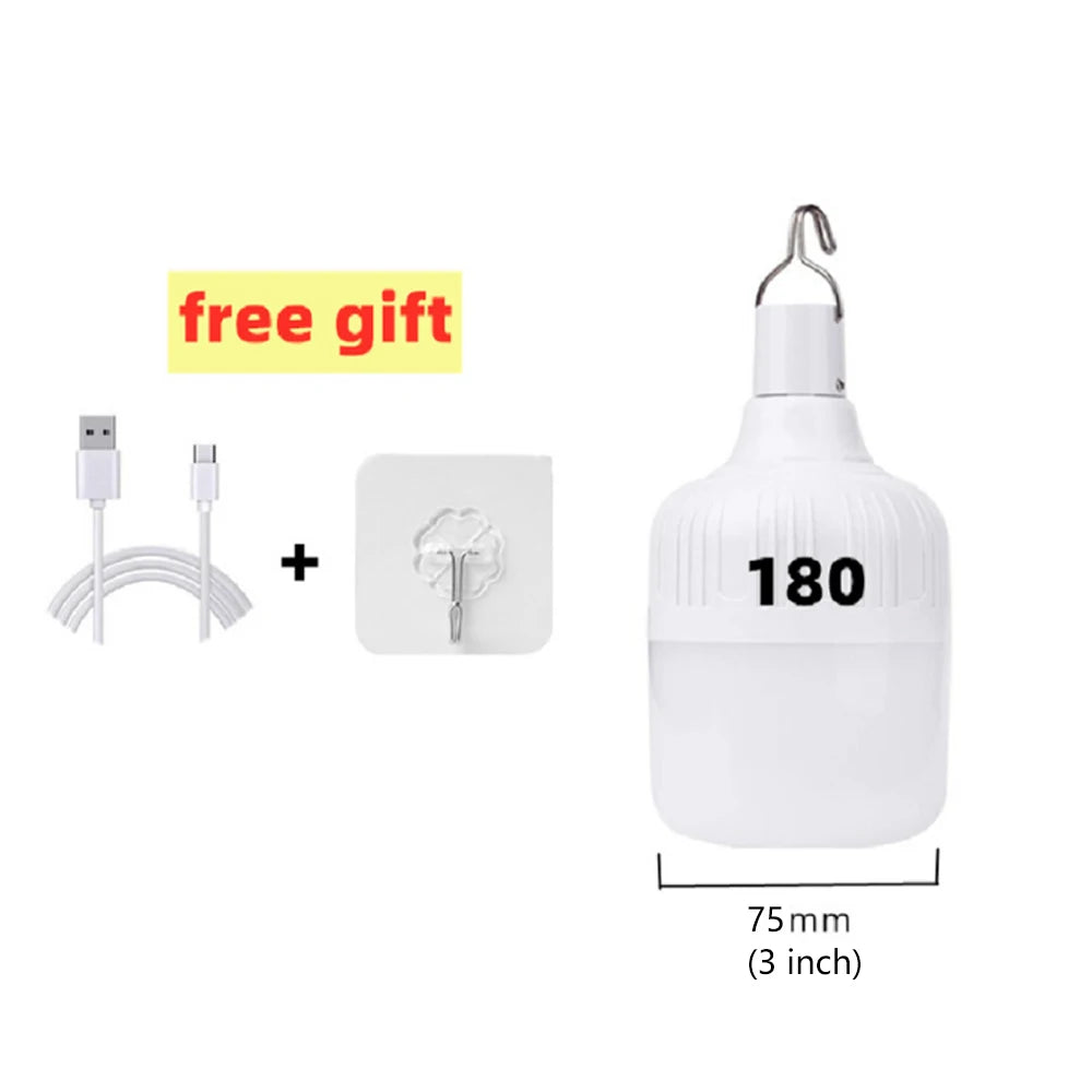 lampe camping rechargeable usb blanc ridge moderne crochet interrupteur trois positions