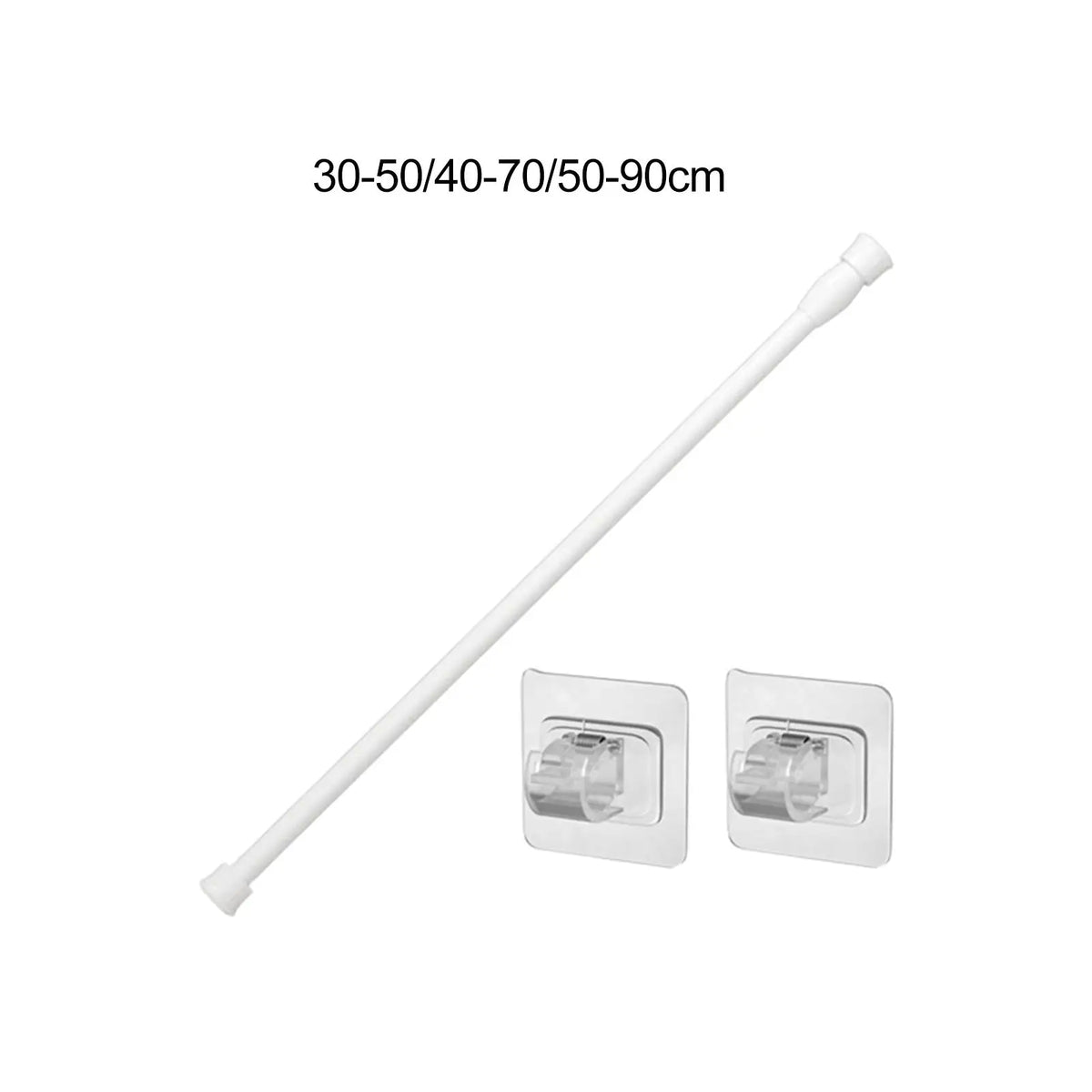tige serviette adhésive blanc moderne télécopique 30 50cm 40 70cm 50 90cm
