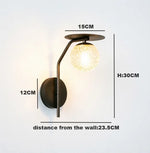 lampe murale led moderne noire ip65 acier inoxydable éclairage extérieur hydrofuge fixations