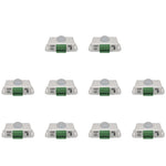 détecteur mouvement infrarouge noir blanc moderne sans fixation capteur infrarouge bornes vertes 76mm 45mm