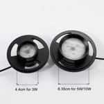 projecteurs led 5w 10w noir modernes cable usb interrupteur timer dim switch D10cm D12cm