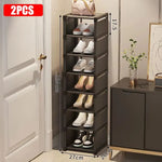étagère chaussures moderne noir blanc matériau métal pp ps