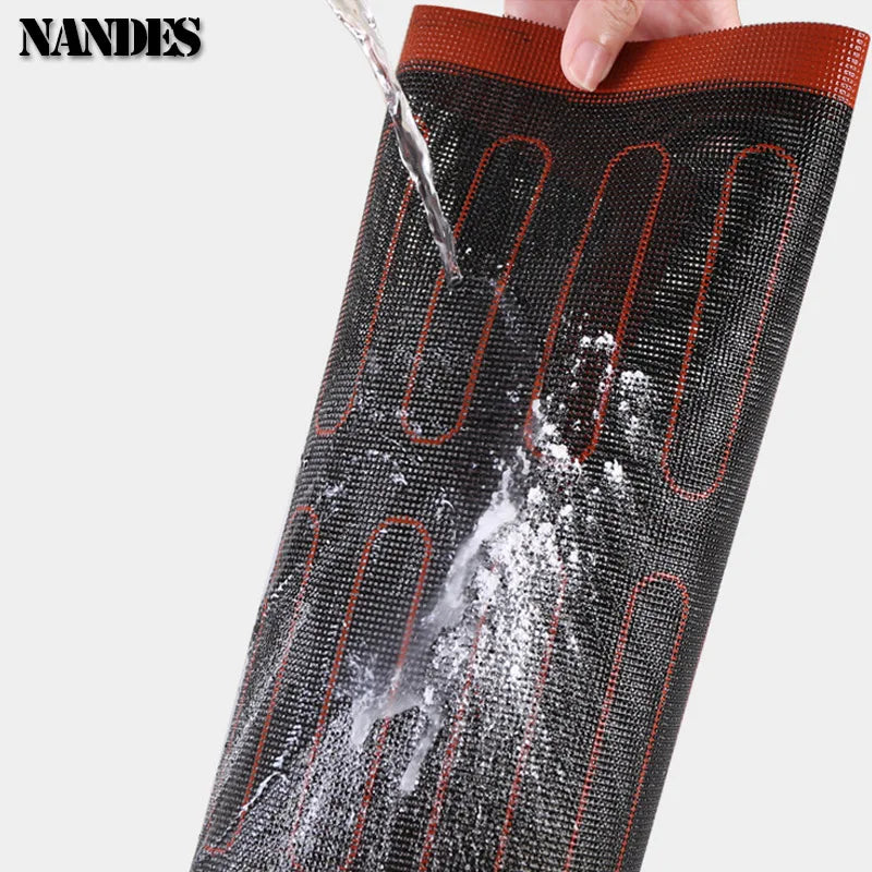 tapis cuisson silicone antiadhésif rose noir moderne cuisine pâtisserie environnement