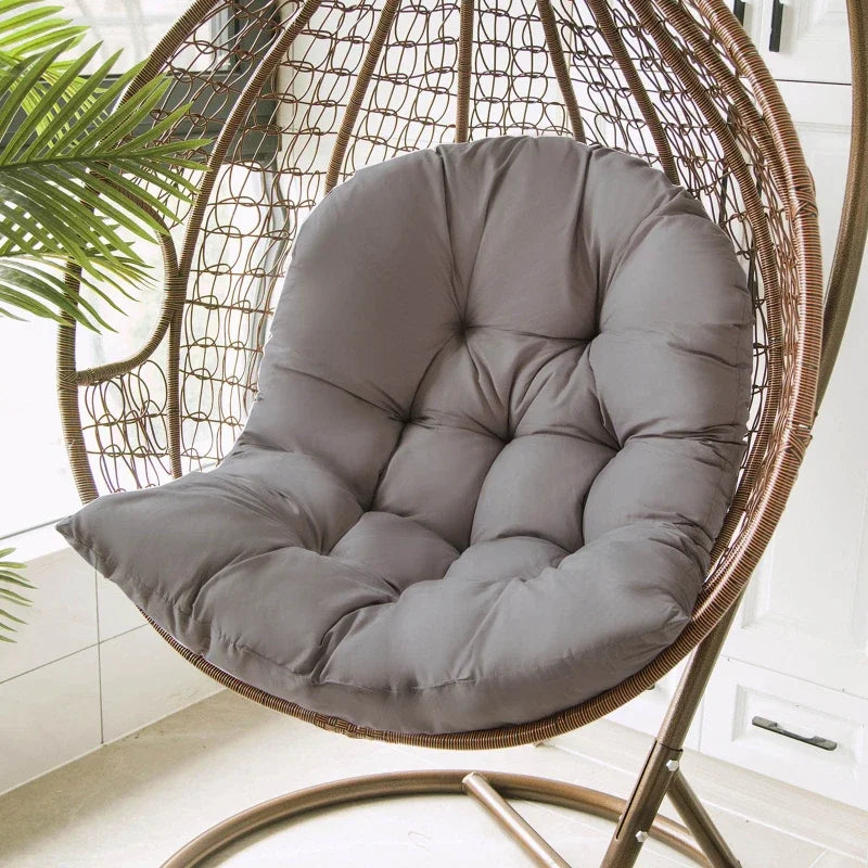 coussin suspendu chaise balançoire moderne noir beige orange vert rouge gris bleu uni