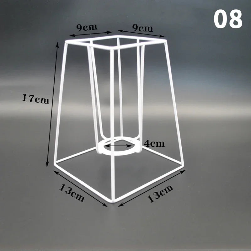 support lampe moderne grille fleurs blanc opacité bricolage fixations invisibles abat jour