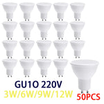ampoule led gu10 249 2000 lumens blanc mat moderne 50000 heures 120 degrés