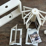 cadre photo 3d moderne blanc photos imprimées clips pratique album photo