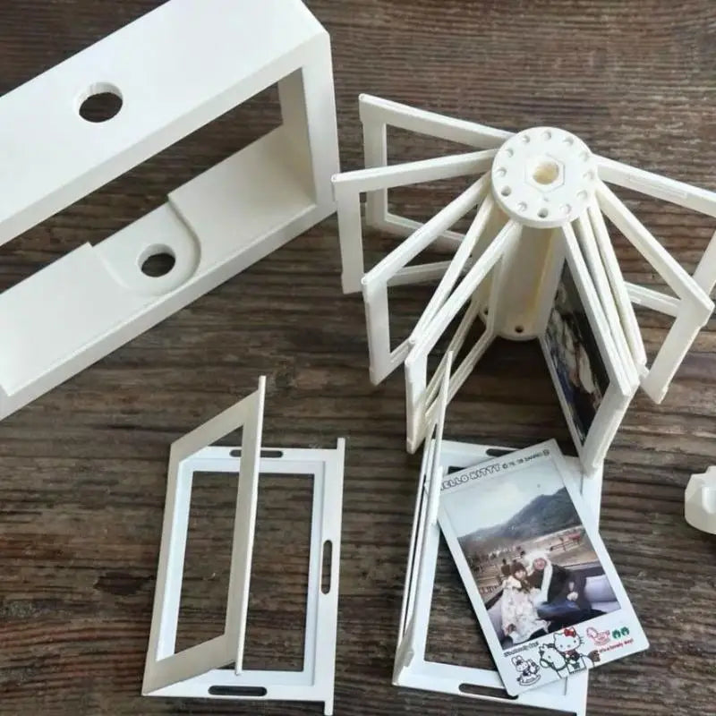 cadre photo 3d moderne blanc photos imprimées clips pratique album photo